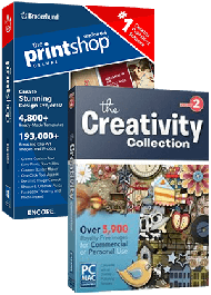 dome Føderale Drikke sig fuld The Print Shop Deluxe 6.4 with Creativity Collection 2 - Download