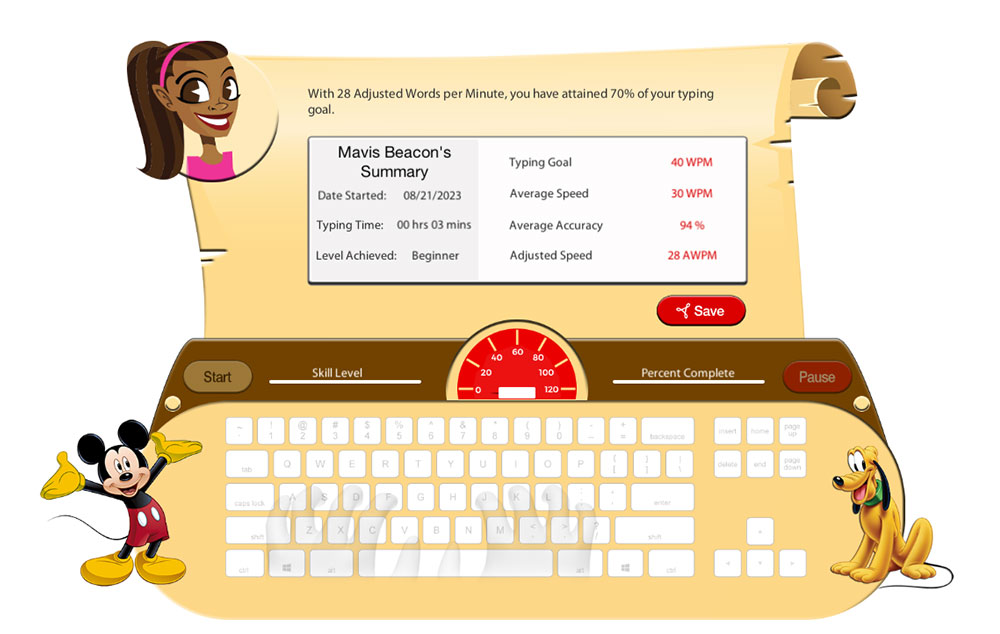 Road Race - Mavis Beacon Teaches Typing Classroom Edition Userguide